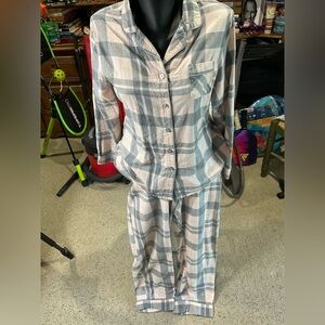 Xhilaration Ladies Pink Plaid Pajamas